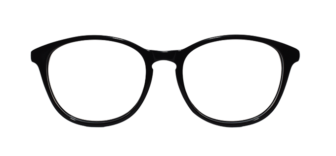 Picture of iLookGlasses DNA 8693 BLACK / BROWN / YELLOW - PLASTIC,OVAL,ROUND,FULL-RIM,fashion,office,everyday - prescription eyeglasses online Canada