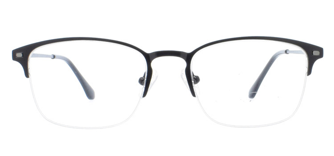 Picture of iLookGlasses OTTO  FRANCOISE TAUPE - RECTANGLE,METAL,OVAL,SEMI-RIM,fashion,light weight,office,everyday - prescription eyeglasses online Canada