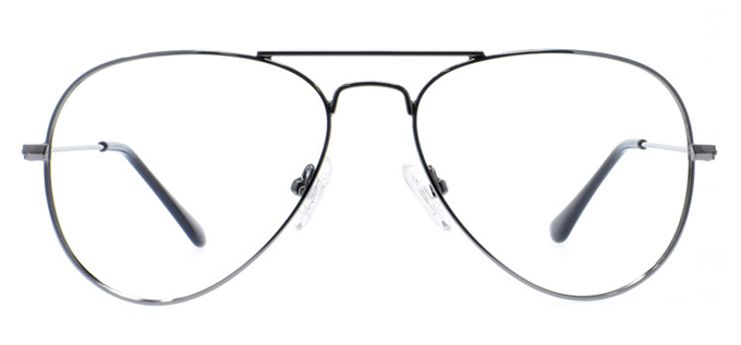 Picture of iLookGlasses OTTO SUAVE GREY - METAL,AVIATOR,FULL-RIM,fashion,classic,light weight,office,retro,everyday - prescription eyeglasses online Canada