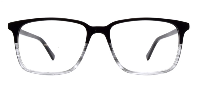 Picture of iLookGlasses DNA 9460 BLACK / GREY - PLASTIC,RECTANGLE,FULL-RIM,fashion,office,everyday - prescription eyeglasses online Canada