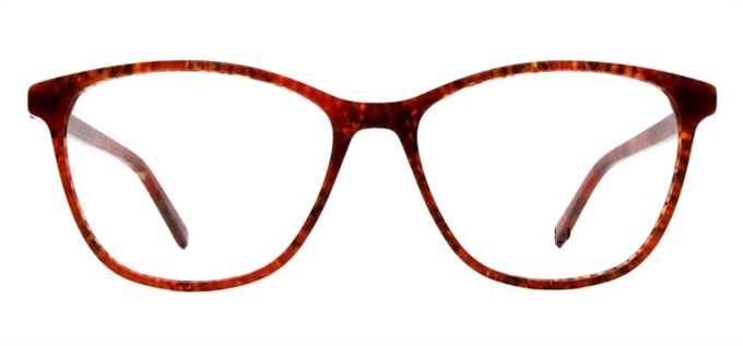 Picture of iLookGlasses DNA 9465 RED - PLASTIC,OVAL,FULL-RIM,fashion,office,everyday - prescription eyeglasses online Canada