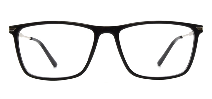 Picture of iLookGlasses DNA 9321 BLACK - PLASTIC,RECTANGLE,FULL-RIM,fashion,office,everyday - prescription eyeglasses online Canada