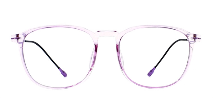 Picture of iLookGlasses DNA 9373 CRYSTAL PINK - PLASTIC,OVAL,FULL-RIM,fashion,light weight,office,retro,everyday - prescription eyeglasses online Canada