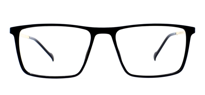 Picture of iLookGlasses DNA 9384 BLACK - PLASTIC,RECTANGLE,FULL-RIM,fashion,office,everyday - prescription eyeglasses online Canada
