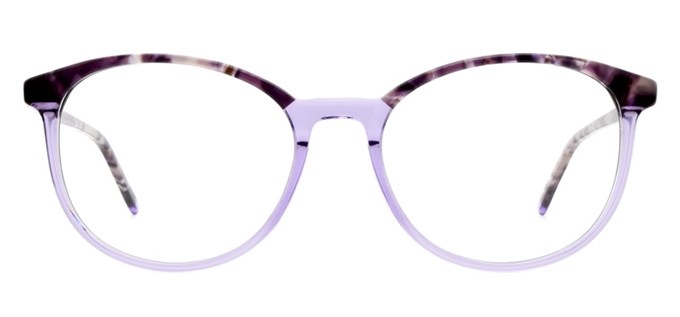 Picture of iLookGlasses DNA 9449 PURPLE - PLASTIC,OVAL,FULL-RIM,fashion,office,everyday - prescription eyeglasses online Canada