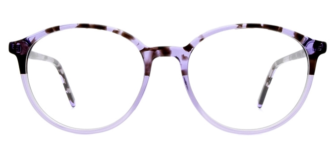 Picture of iLookGlasses DNA 9452 PURPLE - PLASTIC,OVAL,ROUND,FULL-RIM,fashion,office,everyday - prescription eyeglasses online Canada