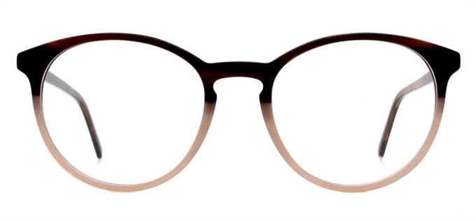 Picture of iLookGlasses DNA 9459 CHOCOLATE - PLASTIC,OVAL,FULL-RIM,fashion,office,everyday - prescription eyeglasses online Canada