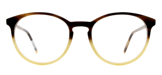 Picture of iLookGlasses DNA 9459 CHOCOLATE BANANA - PLASTIC,OVAL,FULL-RIM,fashion,office,everyday - prescription eyeglasses online Canada