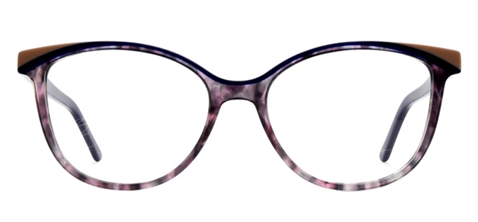 Picture of iLookGlasses DNA 9477 PURPLE - PLASTIC,OVAL,FULL-RIM,fashion,office,everyday - prescription eyeglasses online Canada