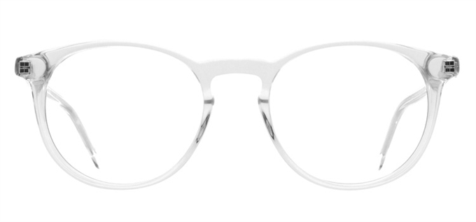 Picture of iLookGlasses DNA 9503 CLEAR - PLASTIC,OVAL,ROUND,FULL-RIM,fashion,office,retro,everyday - prescription eyeglasses online Canada