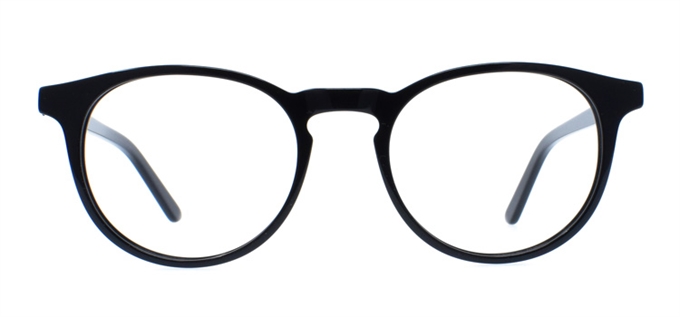 Picture of iLookGlasses DNA 8610 BLACK - PLASTIC,OVAL,ROUND,FULL-RIM,fashion,office,retro,everyday - prescription eyeglasses online Canada