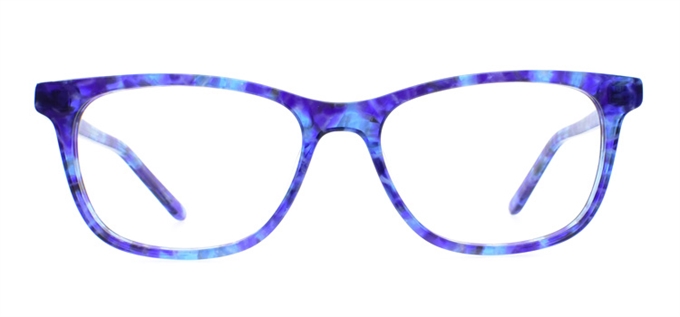Picture of iLookGlasses DNA 8625 BLUE PURPLE - PLASTIC,RECTANGLE,OVAL,FULL-RIM,fashion,office,everyday - prescription eyeglasses online Canada