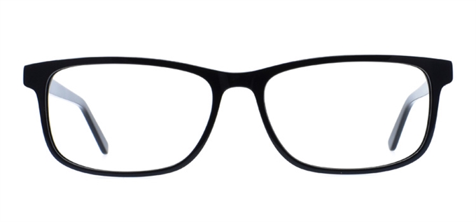 Picture of iLookGlasses DNA 8895 BLACK - PLASTIC,RECTANGLE,FULL-RIM,fashion,office,everyday - prescription eyeglasses online Canada