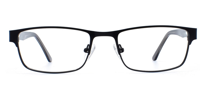 Picture of iLookGlasses MOMENTUM 6301 BLACK / GREY - RECTANGLE,METAL,FULL-RIM,fashion,office,everyday - prescription eyeglasses online Canada