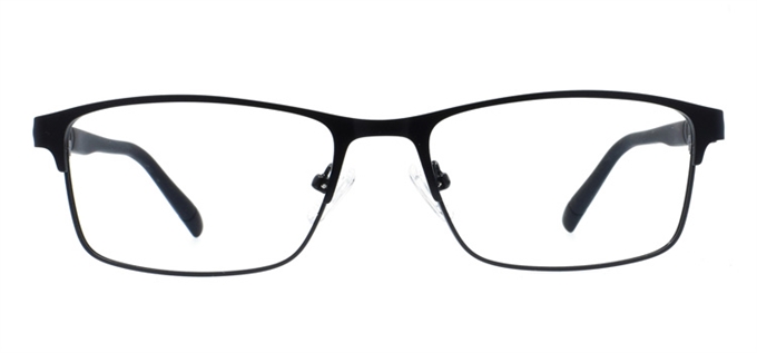 Picture of iLookGlasses MOMENTUM 6477 BLACK - RECTANGLE,METAL,FULL-RIM,fashion,light weight,office,sporty,everyday - prescription eyeglasses online Canada
