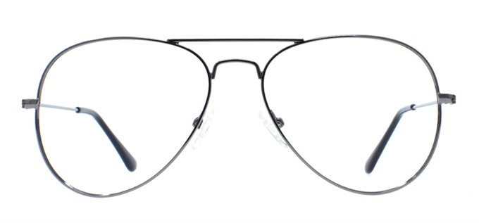 Picture of iLookGlasses OTTO - SUNNY GRAPHITE - METAL,AVIATOR,FULL-RIM,fashion,classic,light weight,office,retro,everyday - prescription eyeglasses online Canada