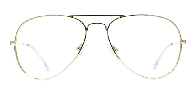 Picture of iLookGlasses OTTO - SUNNY GOLD - METAL,AVIATOR,FULL-RIM,fashion,classic,light weight,office,retro,everyday - prescription eyeglasses online Canada