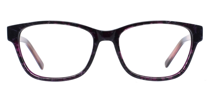 Picture of iLookGlasses DNA 8861 BURGUNDY - PLASTIC,RECTANGLE,OVAL,FULL-RIM,fashion,office,everyday - prescription eyeglasses online Canada