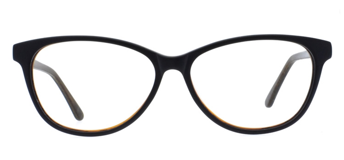 Picture of iLookGlasses DNA 8873 DARK OAK - PLASTIC,OVAL,FULL-RIM,fashion,office,everyday - prescription eyeglasses online Canada