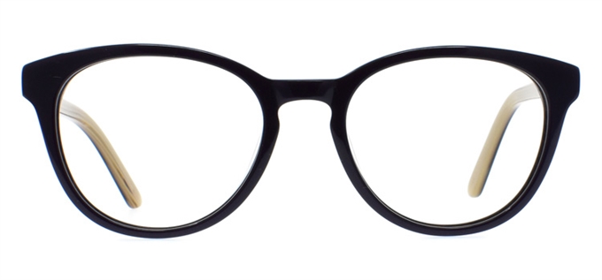 Picture of iLookGlasses DNA 8989 PURPLE / BROWN - PLASTIC,OVAL,ROUND,FULL-RIM,fashion,office,everyday - prescription eyeglasses online Canada