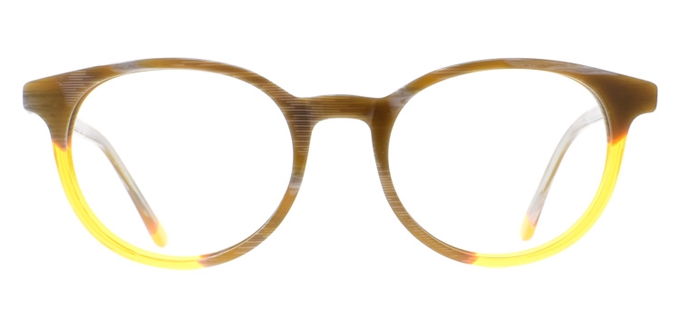 Picture of iLookGlasses DNA 9167 TOFFEE - PLASTIC,OVAL,ROUND,FULL-RIM,fashion,office,retro,everyday - prescription eyeglasses online Canada