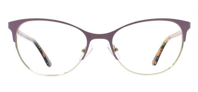 Picture of iLookGlasses OTTO - JANEANE BLUSH - METAL,OVAL,FULL-RIM,fashion,office,everyday - prescription eyeglasses online Canada
