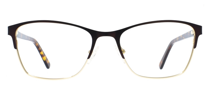 Picture of iLookGlasses OTTO - VIVA CHOCOLATE - RECTANGLE,METAL,OVAL,FULL-RIM,fashion,office,everyday - prescription eyeglasses online Canada