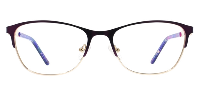 Picture of iLookGlasses MOMENTUM 6690 PURPLE - RECTANGLE,METAL,OVAL,FULL-RIM,fashion,office,everyday - prescription eyeglasses online Canada