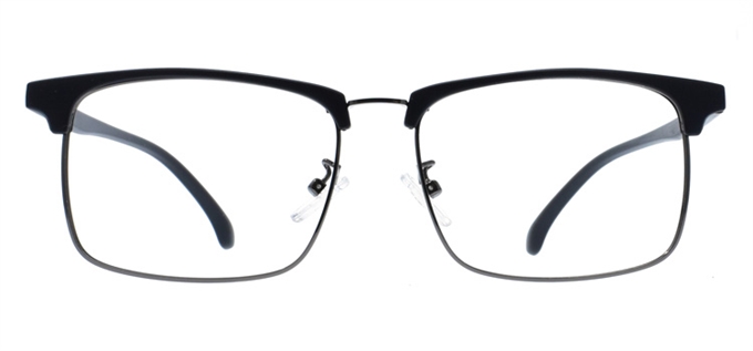 Picture of iLookGlasses MOMENTUM 5713 BLACK - RECTANGLE,METAL,FULL-RIM,fashion,office,everyday - prescription eyeglasses online Canada