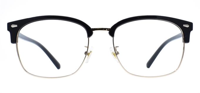 Picture of iLookGlasses MOMENTUM 5715 BLACK / GOLD - METAL,OVAL,FULL-RIM,fashion,office,everyday - prescription eyeglasses online Canada