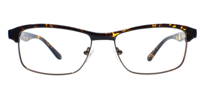 Picture of iLookGlasses DNA 8056 TORTOISE SHELL - PLASTIC,RECTANGLE,FULL-RIM,fashion,office,everyday - prescription eyeglasses online Canada