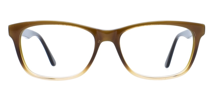 Picture of iLookGlasses DNA 8087 TAN / DARK RUM - PLASTIC,OVAL,FULL-RIM,fashion,office,everyday - prescription eyeglasses online Canada
