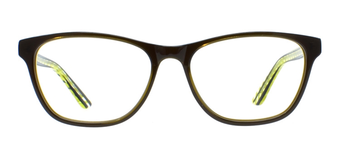 Picture of iLookGlasses DNA 8147 ESPRESSO / YELLOW - PLASTIC,OVAL,FULL-RIM,fashion,fashion,office,everyday - prescription eyeglasses online Canada
