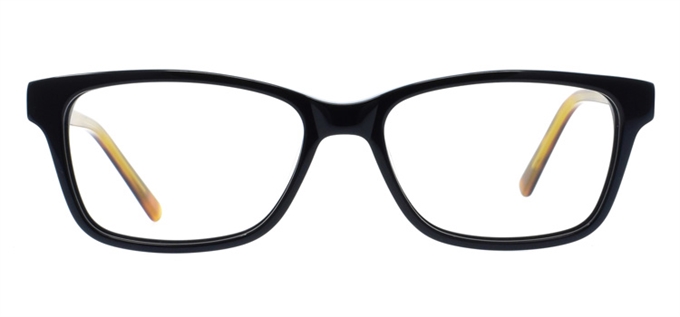 Picture of iLookGlasses DNA 8431 BLACK / BROWN - PLASTIC,RECTANGLE,OVAL,FULL-RIM,fashion,office,everyday - prescription eyeglasses online Canada