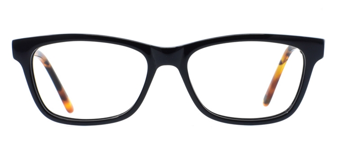 Picture of iLookGlasses DNA 8507 BLACK / TORTOISE SHELL - PLASTIC,RECTANGLE,OVAL,FULL-RIM,fashion,office,everyday - prescription eyeglasses online Canada