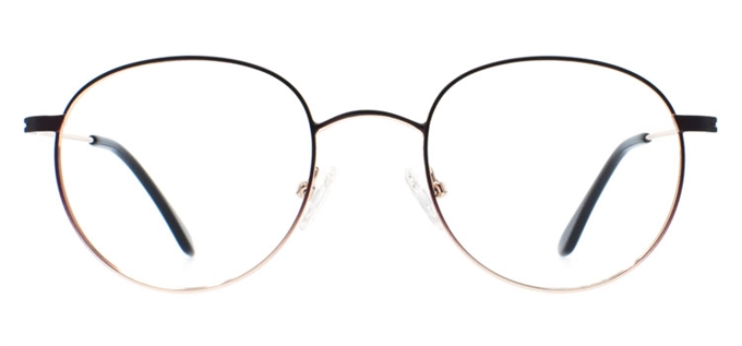 Picture of iLookGlasses OTTO BRIXTON BURGUNDY / ROSE - METAL,OVAL,ROUND,FULL-RIM,fashion,classic,light weight,office,retro,everyday - prescription eyeglasses online Canada