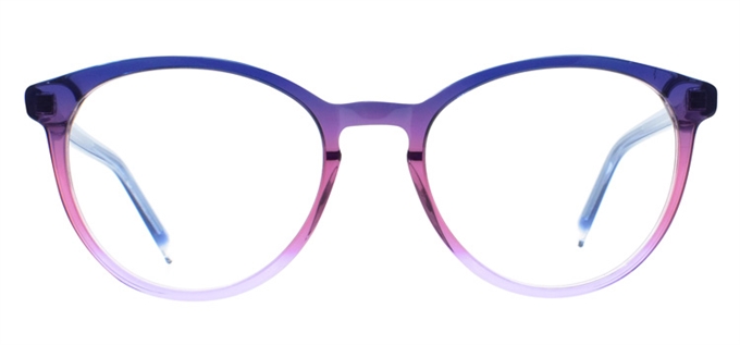 Picture of iLookGlasses DNA 9519 PURPLE / BLUE - PLASTIC,OVAL,ROUND,FULL-RIM,fashion,office,everyday - prescription eyeglasses online Canada