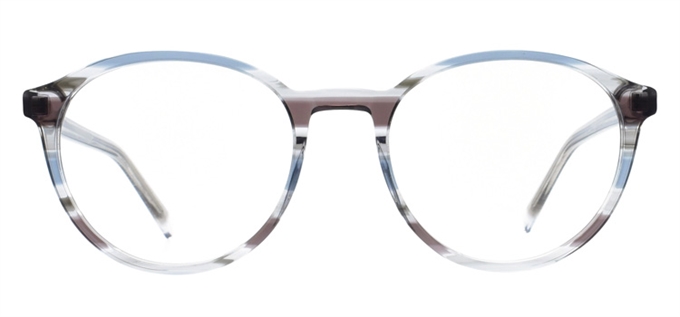 Picture of iLookGlasses DNA 9521 TAUPE - PLASTIC,OVAL,ROUND,FULL-RIM,fashion,office,everyday - prescription eyeglasses online Canada