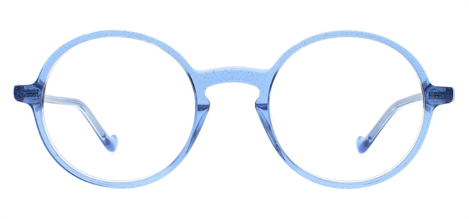 Picture of iLookGlasses DNA 9529 SPARKLING BLUE - PLASTIC,OVAL,ROUND,FULL-RIM,fashion,office,retro,everyday - prescription eyeglasses online Canada