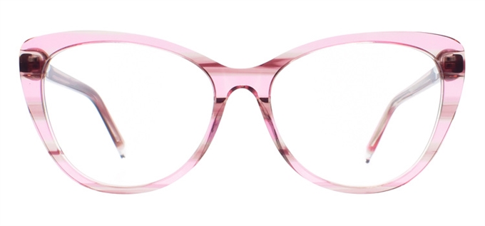 Picture of iLookGlasses DNA 9559 ROSE - PLASTIC,OVAL,FULL-RIM,fashion,office,retro,everyday,CAT-EYE - prescription eyeglasses online Canada