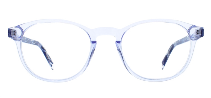 Picture of iLookGlasses DNA 9571 BLUE - PLASTIC,OVAL,FULL-RIM,fashion,office,everyday - prescription eyeglasses online Canada