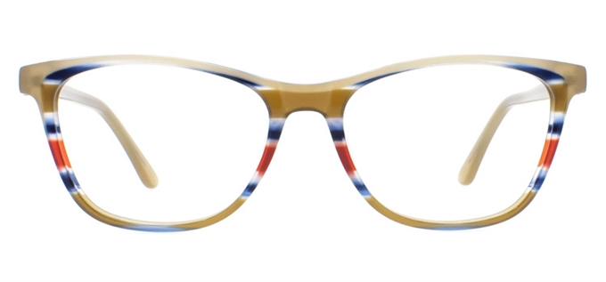 Picture of iLookGlasses DNA 9654 SAND - PLASTIC,RECTANGLE,OVAL,FULL-RIM,fashion,office,everyday - prescription eyeglasses online Canada