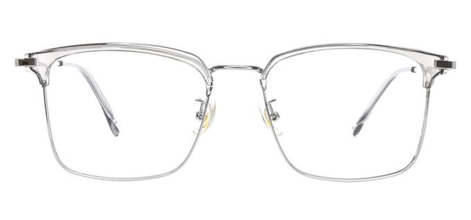 Picture of iLookGlasses MOMENTUM 6944 GREY - RECTANGLE,METAL,FULL-RIM,fashion,office,everyday - prescription eyeglasses online Canada