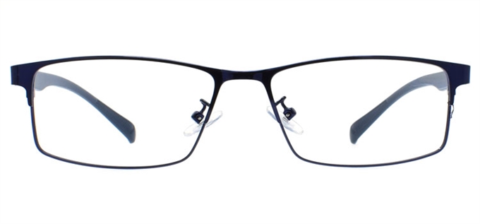 Picture of iLookGlasses MOMENTUM 6984 NAVY - RECTANGLE,METAL,FULL-RIM,fashion,office,everyday - prescription eyeglasses online Canada