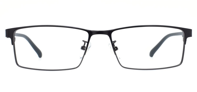 Picture of iLookGlasses MOMENTUM 7003 GREY - RECTANGLE,METAL,FULL-RIM,fashion,office,everyday - prescription eyeglasses online Canada