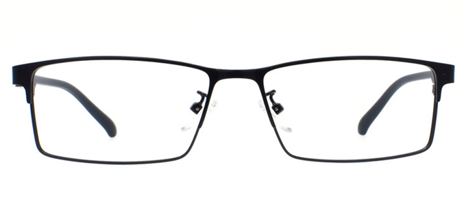 Picture of iLookGlasses MOMENTUM 7003 BLACK - RECTANGLE,METAL,FULL-RIM,fashion,office,everyday - prescription eyeglasses online Canada