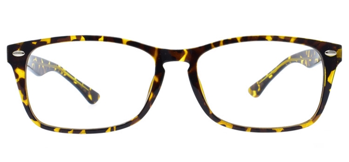 Picture of iLookGlasses DNA 9708 TORTOISE SHELL - PLASTIC,RECTANGLE,OVAL,FULL-RIM,fashion,office,everyday - prescription eyeglasses online Canada