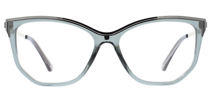 Picture of iLookGlasses DNA 9709 GREY - PLASTIC,OVAL,FULL-RIM,fashion,office,everyday,CAT-EYE - prescription eyeglasses online Canada
