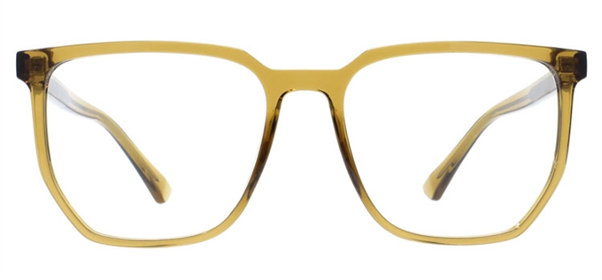 Picture of iLookGlasses DNA 9727 BROWN - PLASTIC,RECTANGLE,FULL-RIM,fashion,office,everyday - prescription eyeglasses online Canada