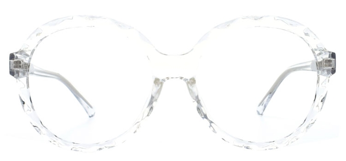 Picture of iLookGlasses DNA 9741 CLEAR - PLASTIC,OVAL,ROUND,FULL-RIM,fashion,office,everyday - prescription eyeglasses online Canada